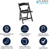 image:imageFlash Furniture HERCULES Kids White Resin Folding Chair with White Vinyl Padded SeatBlack