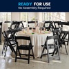 image:imageFlash Furniture HERCULES Kids White Resin Folding Chair with White Vinyl Padded SeatBlack