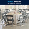 image:imageFlash Furniture HERCULES Kids White Resin Folding Chair with White Vinyl Padded SeatGrey
