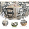 image:imageFlash Furniture HERCULES Kids White Resin Folding Chair with White Vinyl Padded SeatGrey