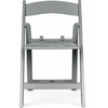 image:imageFlash Furniture HERCULES Kids White Resin Folding Chair with White Vinyl Padded SeatGrey