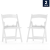 image:imageFlash Furniture HERCULES Kids White Resin Folding Chair with White Vinyl Padded SeatWhite