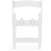 image:imageFlash Furniture HERCULES Kids White Resin Folding Chair with White Vinyl Padded SeatWhite