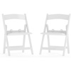 image:imageFlash Furniture HERCULES Kids White Resin Folding Chair with White Vinyl Padded SeatWhite