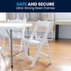 image:imageFlash Furniture HERCULES Kids White Resin Folding Chair with White Vinyl Padded SeatWhite