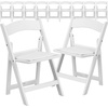 image:imageFlash Furniture HERCULES Kids White Resin Folding Chair with White Vinyl Padded SeatWhite