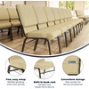 image:imageFlash Furniture HERCULES Series 185W Church Chair in Navy Blue Fabric with Book Rack  Gold Vein FrameBeige Patterned FabricGold Vein Frame
