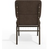 image:imageFlash Furniture HERCULES Series 185W Church Chair in Navy Blue Fabric with Book Rack  Gold Vein FrameBrown FabricGold Vein Frame