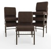 image:imageFlash Furniture HERCULES Series 185W Church Chair in Navy Blue Fabric with Book Rack  Gold Vein FrameBrown FabricGold Vein Frame