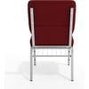image:imageFlash Furniture HERCULES Series 185W Church Chair in Navy Blue Fabric with Book Rack  Gold Vein FrameBurgundy FabricSilver Vein Frame