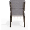 image:imageFlash Furniture HERCULES Series 185W Church Chair in Navy Blue Fabric with Book Rack  Gold Vein FrameGray FabricGold Vein Frame