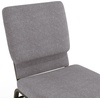 image:imageFlash Furniture HERCULES Series 185W Church Chair in Navy Blue Fabric with Book Rack  Gold Vein FrameGray FabricGold Vein Frame