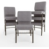 image:imageFlash Furniture HERCULES Series 185W Church Chair in Navy Blue Fabric with Book Rack  Gold Vein FrameGray FabricGold Vein Frame