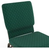 image:imageFlash Furniture HERCULES Series 185W Church Chair in Navy Blue Fabric with Book Rack  Gold Vein FrameGreen Patterned FabricGold Vein Frame