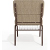 image:imageFlash Furniture HERCULES Series 21W Church Chair in Navy Blue Fabric with Cup Book Rack  Silver Vein FrameBeige FabricCopper Vein Frame