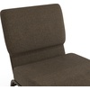 image:imageFlash Furniture HERCULES Series 21W Church Chair in Navy Blue Fabric with Cup Book Rack  Silver Vein FrameBrown FabricGold Vein Frame