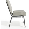 image:imageFlash Furniture HERCULES Series 21W Church Chair in Navy Blue Fabric with Cup Book Rack  Silver Vein FrameGray Dot FabricSilver Vein Frame
