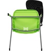 image:imageFlash Furniture HERCULES Series 661 lb Capacity Black Ergonomic Shell Stack Chair with Black Frame and 16 Seat HeightGreen