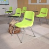 image:imageFlash Furniture HERCULES Series 661 lb Capacity Black Ergonomic Shell Stack Chair with Black Frame and 16 Seat HeightGreen