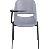 image:imageFlash Furniture HERCULES Series 661 lb Capacity Black Ergonomic Shell Stack Chair with Black Frame and 16 Seat HeightGrey