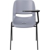 image:imageFlash Furniture HERCULES Series 661 lb Capacity Black Ergonomic Shell Stack Chair with Black Frame and 16 Seat HeightGrey