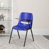 image:imageFlash Furniture HERCULES Series 661 lb Capacity Black Ergonomic Shell Stack Chair with Black Frame and 16 Seat HeightNavy PlasticBlack Frame