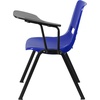 image:imageFlash Furniture HERCULES Series 661 lb Capacity Black Ergonomic Shell Stack Chair with Black Frame and 16 Seat HeightNavy PlasticBlack Frame
