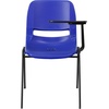 image:imageFlash Furniture HERCULES Series 661 lb Capacity Black Ergonomic Shell Stack Chair with Black Frame and 16 Seat HeightNavy PlasticBlack Frame