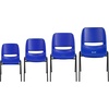 image:imageFlash Furniture HERCULES Series 661 lb Capacity Black Ergonomic Shell Stack Chair with Black Frame and 16 Seat HeightNavy PlasticBlack Frame