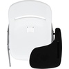 image:imageFlash Furniture HERCULES Series 661 lb Capacity Black Ergonomic Shell Stack Chair with Black Frame and 16 Seat HeightWhite
