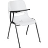 image:imageFlash Furniture HERCULES Series 661 lb Capacity Black Ergonomic Shell Stack Chair with Black Frame and 16 Seat HeightWhite