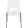 image:imageFlash Furniture HERCULES Series 880 lb Capacity Gray Ergonomic Shell Stack Chair with Black FrameWhite