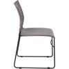 image:imageFlash Furniture HERCULES Series 881 lb Capacity Navy Sled Base Stack Chairs with AirVent Back Set of 5Grey