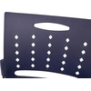 image:imageFlash Furniture HERCULES Series 881 lb Capacity Navy Sled Base Stack Chairs with AirVent Back Set of 5Navy