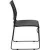 image:imageFlash Furniture HERCULES Series 881 lb Capacity Yellow Sled Base Stack Chair with AirVent BackBlack