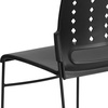 image:imageFlash Furniture HERCULES Series 881 lb Capacity Yellow Sled Base Stack Chair with AirVent BackBlack