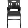 image:imageFlash Furniture HERCULES Series 881 lb Capacity Yellow Sled Base Stack Chair with AirVent BackBlack