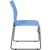 image:imageFlash Furniture HERCULES Series 881 lb Capacity Yellow Sled Base Stack Chair with AirVent BackBlue