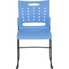 image:imageFlash Furniture HERCULES Series 881 lb Capacity Yellow Sled Base Stack Chair with AirVent BackBlue