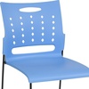 image:imageFlash Furniture HERCULES Series 881 lb Capacity Yellow Sled Base Stack Chair with AirVent BackBlue