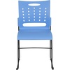 image:imageFlash Furniture HERCULES Series 881 lb Capacity Yellow Sled Base Stack Chair with AirVent BackBlue
