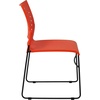 image:imageFlash Furniture HERCULES Series 881 lb Capacity Yellow Sled Base Stack Chair with AirVent BackOrange