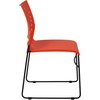 image:imageFlash Furniture HERCULES Series 881 lb Capacity Yellow Sled Base Stack Chair with AirVent BackOrange