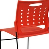 image:imageFlash Furniture HERCULES Series 881 lb Capacity Yellow Sled Base Stack Chair with AirVent BackOrange