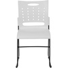 image:imageFlash Furniture HERCULES Series 881 lb Capacity Yellow Sled Base Stack Chair with AirVent BackWhite
