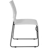 image:imageFlash Furniture HERCULES Series 881 lb Capacity Yellow Sled Base Stack Chair with AirVent BackWhite