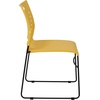 image:imageFlash Furniture HERCULES Series 881 lb Capacity Yellow Sled Base Stack Chair with AirVent BackYellow