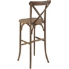 image:imageFlash Furniture HERCULES Series Dark Antique Wood Cross Back Barstool1 Pack