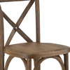image:imageFlash Furniture HERCULES Series Dark Antique Wood Cross Back Barstool2 Pack