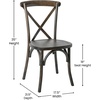 image:imageFlash Furniture HERCULES Series Early American Cross Back ChairEarly American